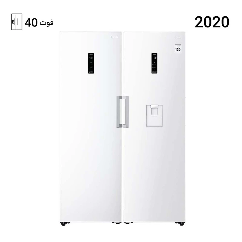 یخچال فریزر دوقلو 40 فوت ال جی مدل GC-F411EQDM GC-B414EQFM