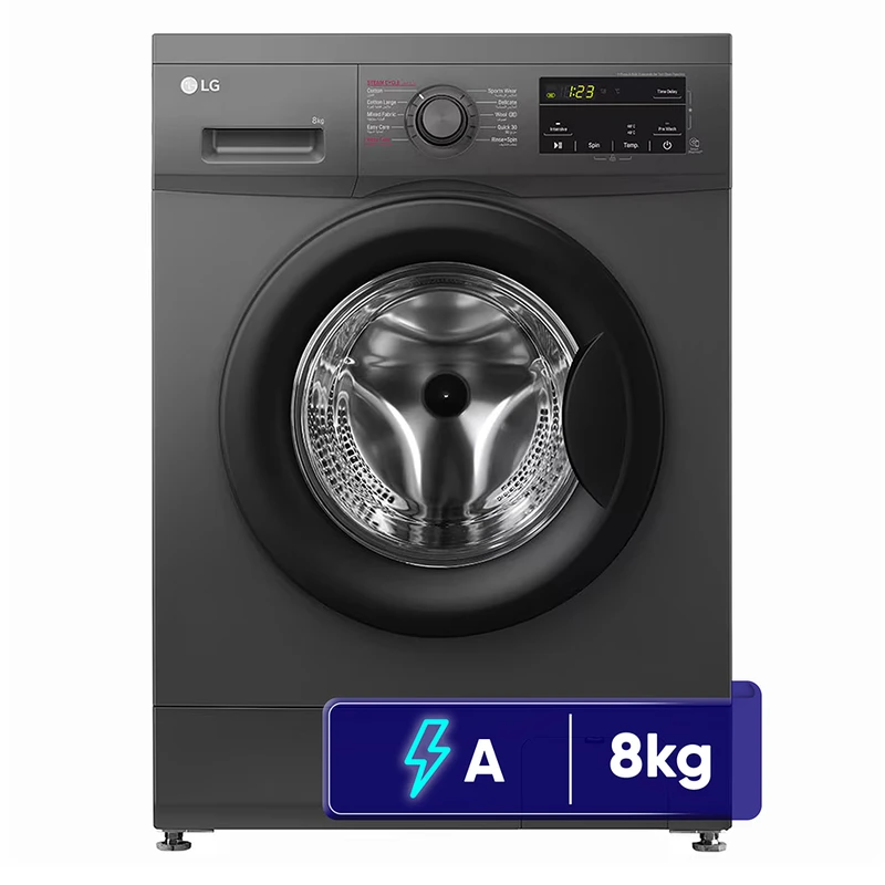 ماشین لباسشویی 8 کیلوگرم اتوماتیک ال جی مدل F4J3TYG6J
